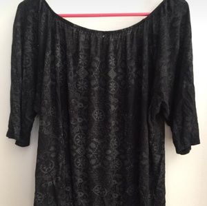 Tops - Woman Blouse with brown Tops - Woman Blouse with brown